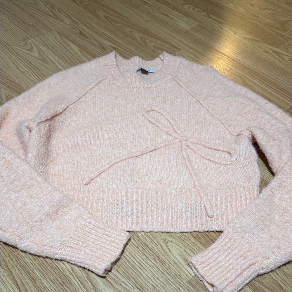 American Eagle Outfitters Soft Pink Crew Neck Sweater